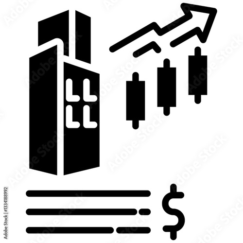Ipo icon in Glyph Style. Simple Vector Design. Simple Vector Glyph Icon
