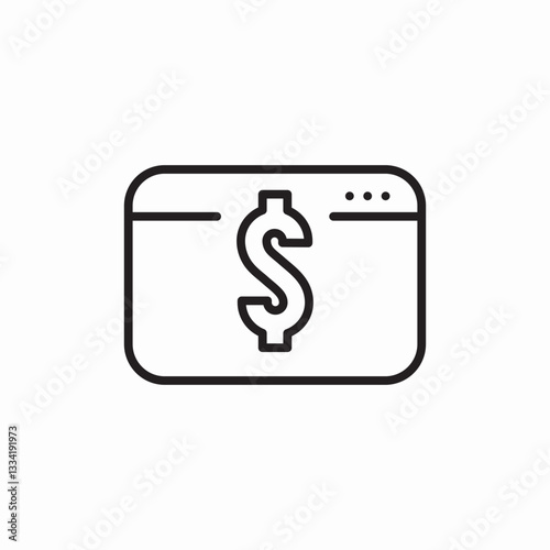 online banking icon sign vector