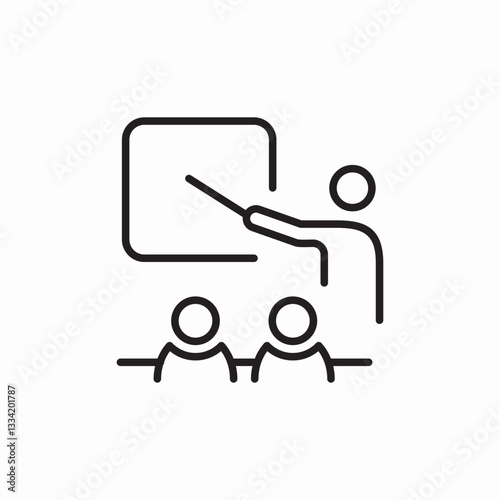 board meeting icon sign vector