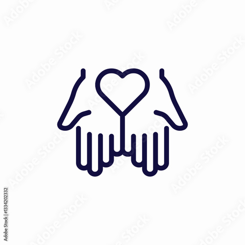 charity care icon sign vector