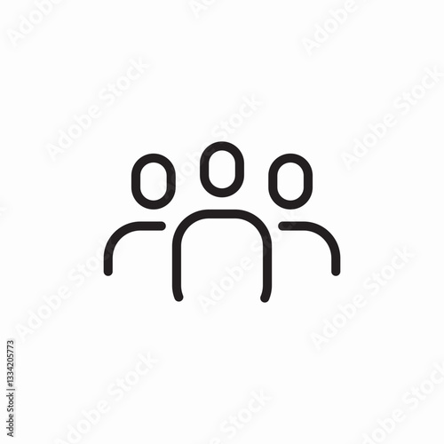 group team icon sign vector