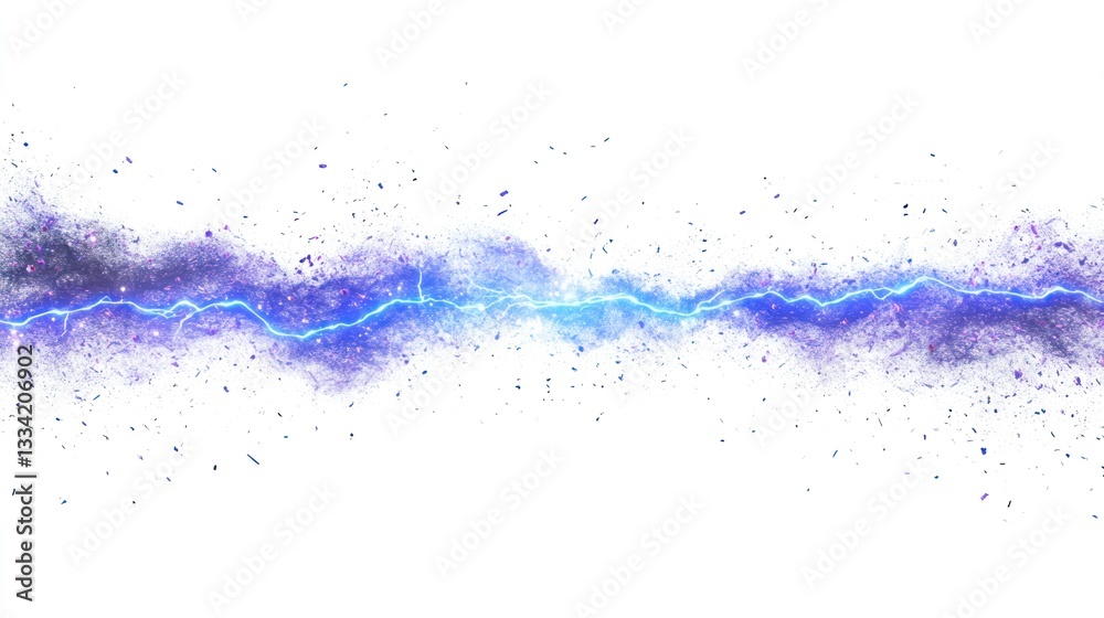 Abstract Electric Energy Burst: A Digital Art Creation Abstract Electric Energy Burst: A Digital Art Creation