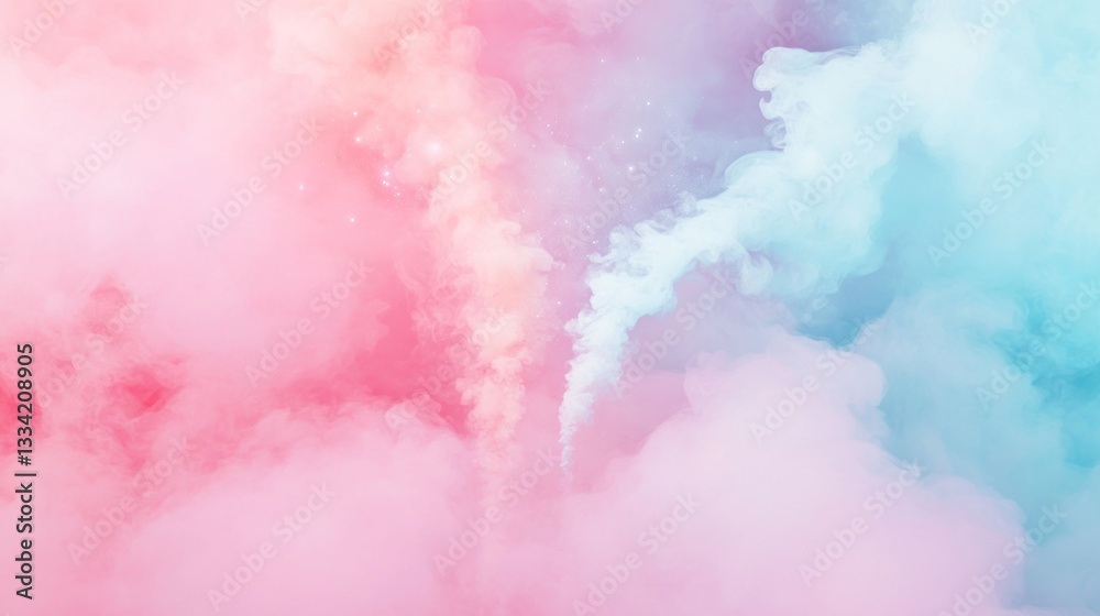 Dreamy Pastel Cloudscape: A Whimsical Abstract Art Piece Dreamy Pastel Cloudscape: A Whimsical Abstract Art Piece