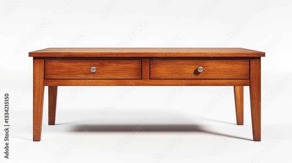 Wooden coffee table with two drawers (3) Wooden coffee table with two drawers (3)