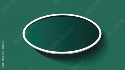 Green oval pattern on green background