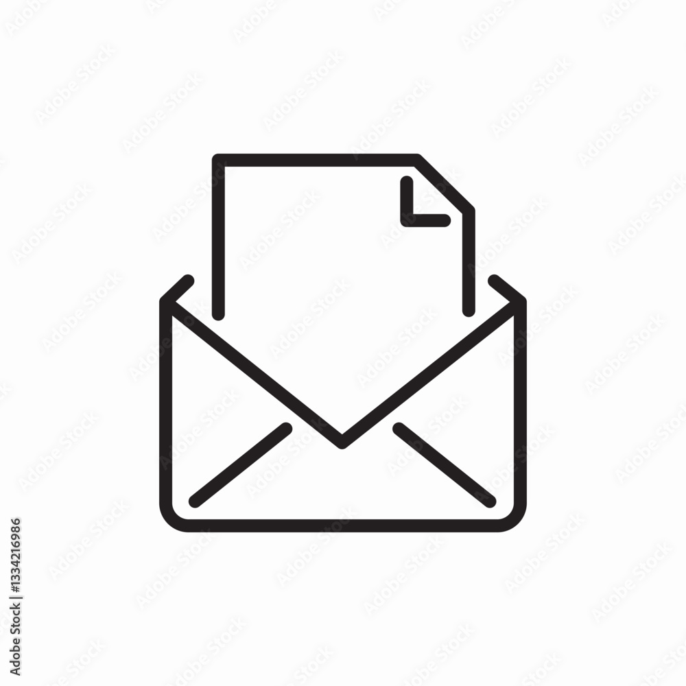 email message document icon sign vector email message document icon sign vector