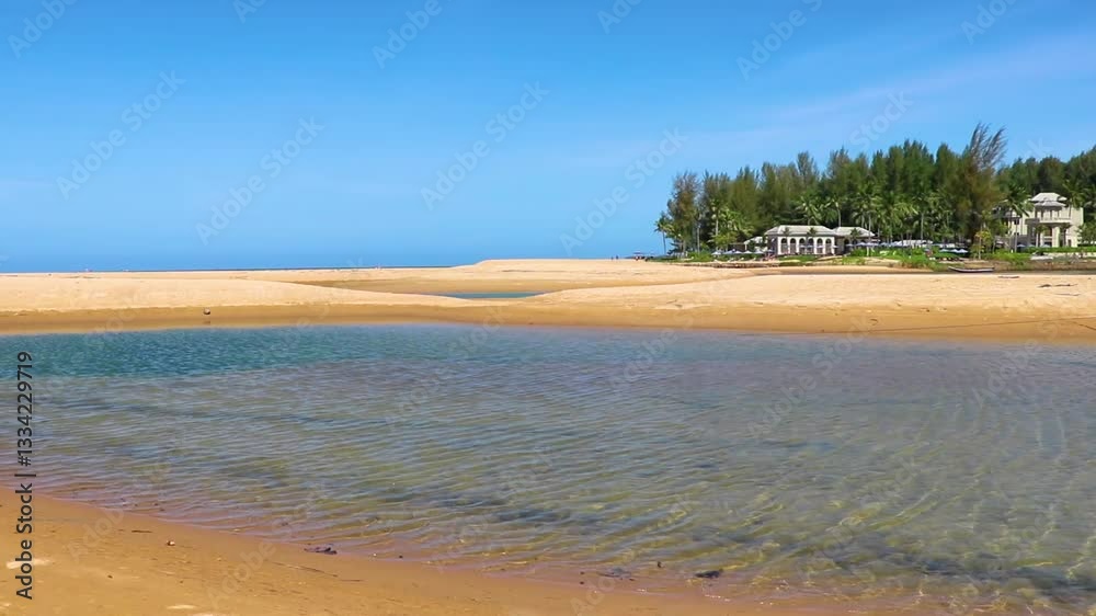 Tropical natural paradise beach lagoon river Khao Lak Thailand. Tropical natural paradise beach lagoon river Khao Lak Thailand.