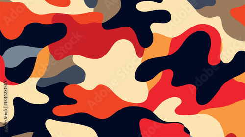 traced vector abstract background