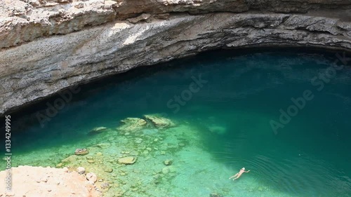 Sinkhole Park in Oman