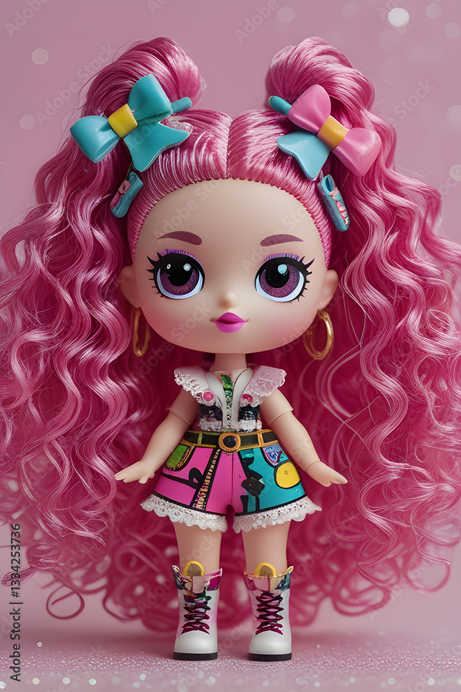 Fototapeta premium Play Doll: Toy Portrait