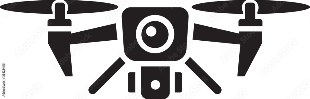 Drone Camera Icon and Illustration for Logo and Branding Drone Camera Icon and Illustration for Logo and Branding