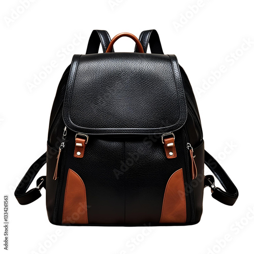 black bag isolated on white background