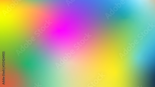 Full color holographic gradient background
