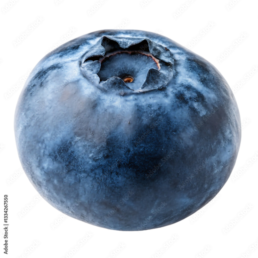 Obraz premium Blueberry isolated on transparent background