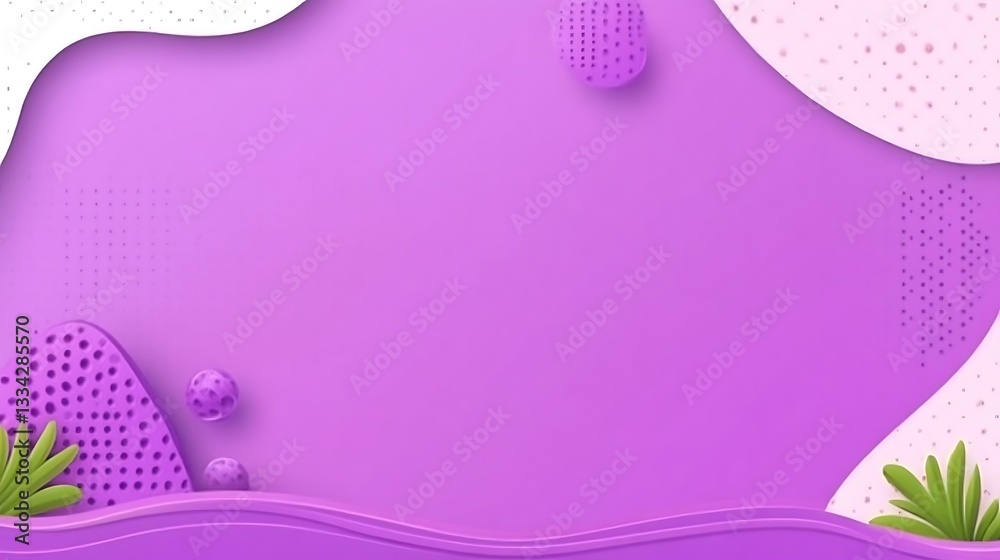 Lush, layered abstract background with playful organic shapes and vibrant colors Lush, layered abstract background with playful organic shapes and vibrant colors