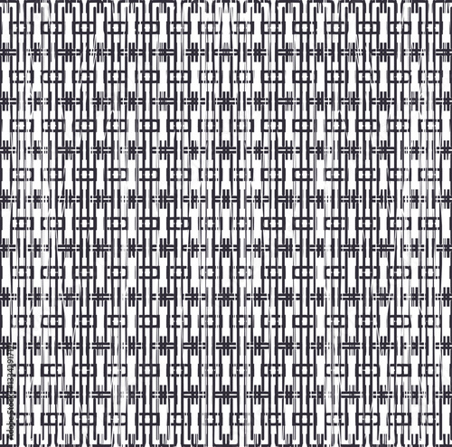 Noisy striped geometric texture with cut elements.