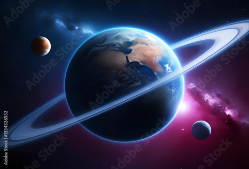 Dazzling Universe: Planets in the Vastness