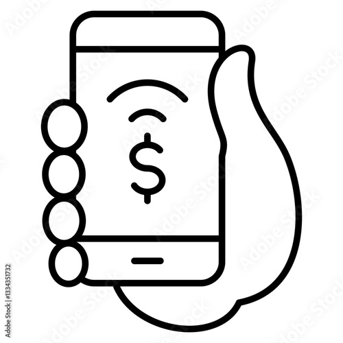 mobile money icon
