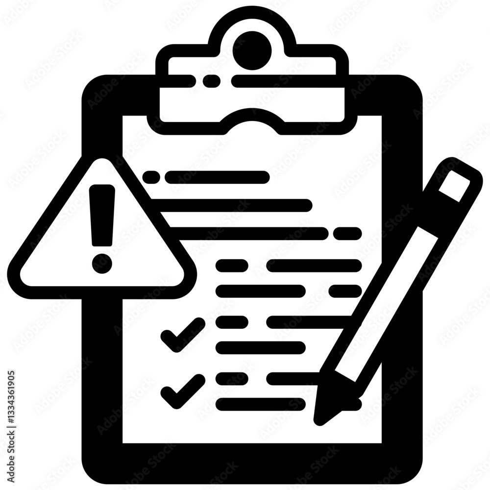 Risk Assessment icon in Mix Filled Style. Simple Vector Design. Simple Vector Outline Filled Icon Risk Assessment icon in Mix Filled Style. Simple Vector Design. Simple Vector Outline Filled Icon