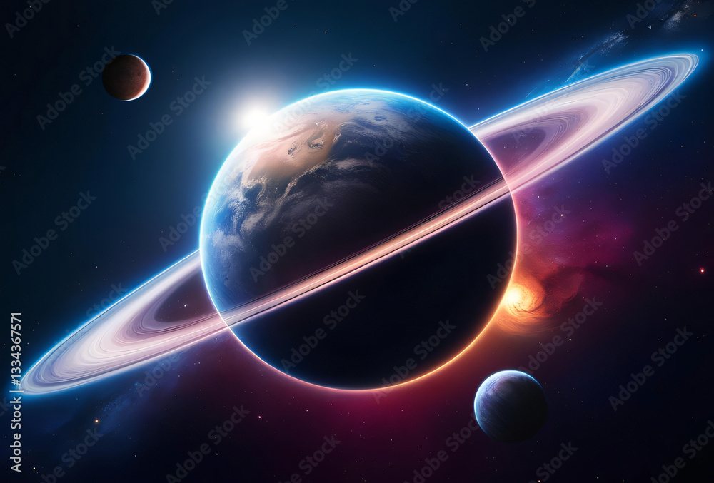Fototapeta premium planet in space