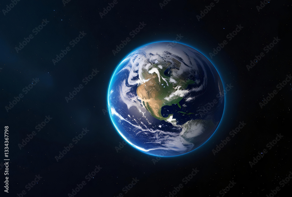 planet in space planet in space