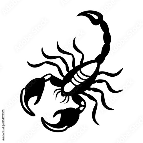 Scorpio zodiac sign scorpion icon