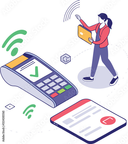 Digital payment and contactless transaction concept