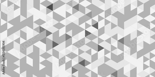 Geometric origami white, gray square cube triangulated random cube low polygon triangle textile abstract corporate creative design.	