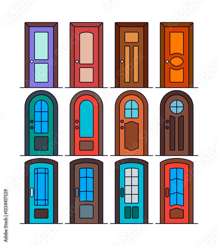 Architectural Door Illustration