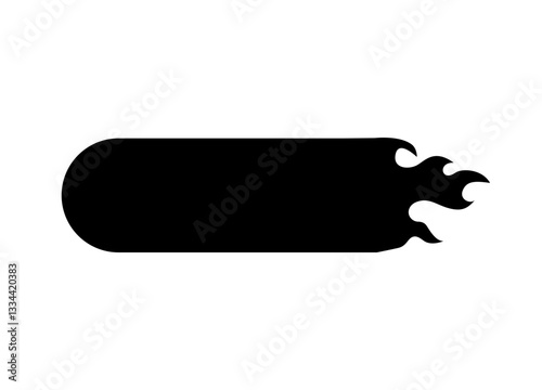 Simple black and white image shows a bitten sausage, focusing on its unique shape and detail.