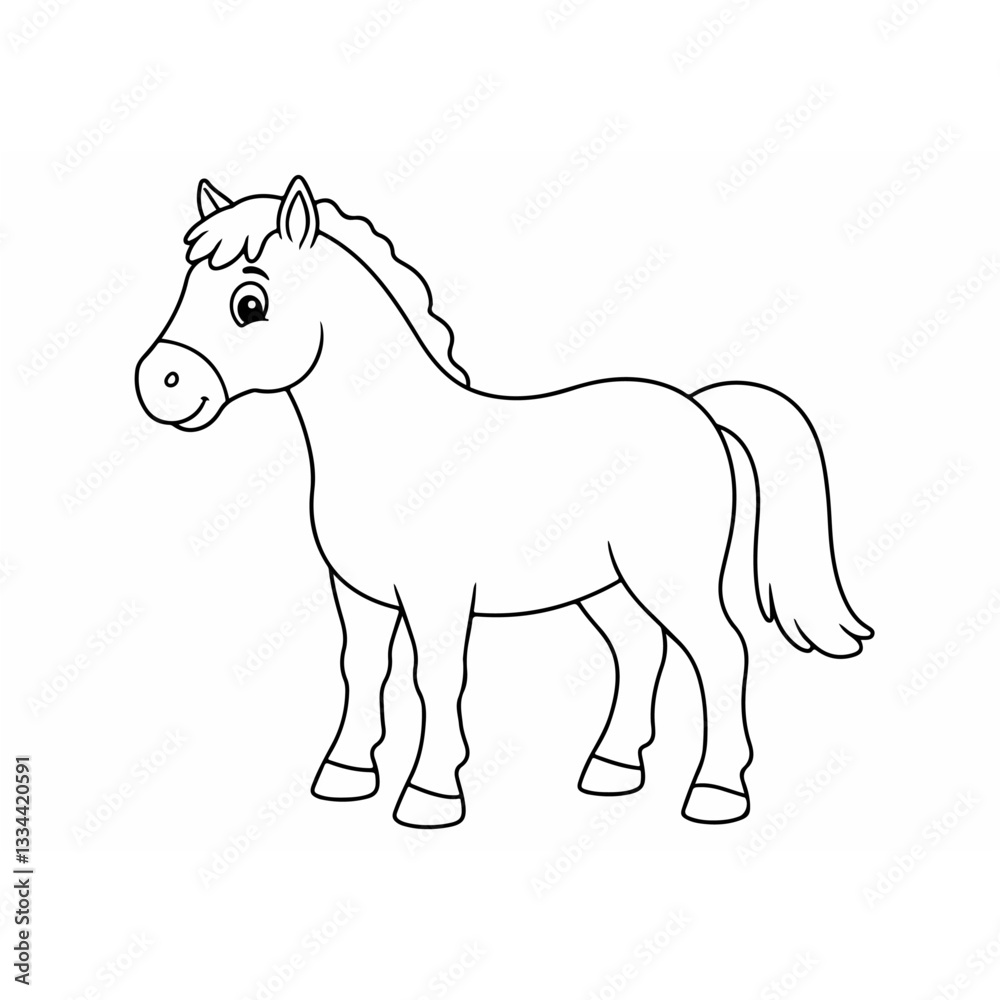 Fototapeta premium Coloring Book with Child