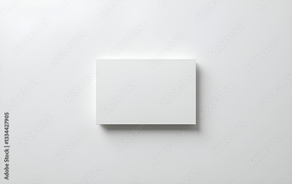 Monochrome Business Card Mockup for Branding and Identity Monochrome Business Card Mockup for Branding and Identity