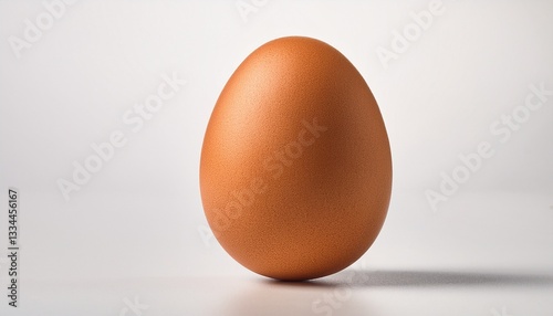 Wallpaper Mural  Single brown egg standing upright on a white surface.  Torontodigital.ca