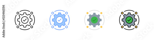Task Dependencies Multistyle Icon Sheet