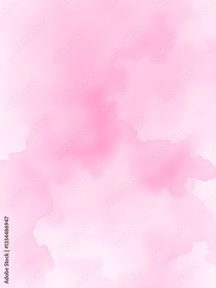 Obraz premium pink watercolor gradient painting