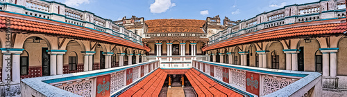 Chettinadu Style Heritage Homes in Karaikudi, Pallathur, Athangudi & Kothamangalam are the most lavish & exquisite architectural beauty. This beautiful edifice situated at Chettinad region, Sivagangai photo