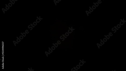 abstract particles effect magic flame with alpha