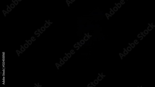 abstract particles effect magic flame with alpha