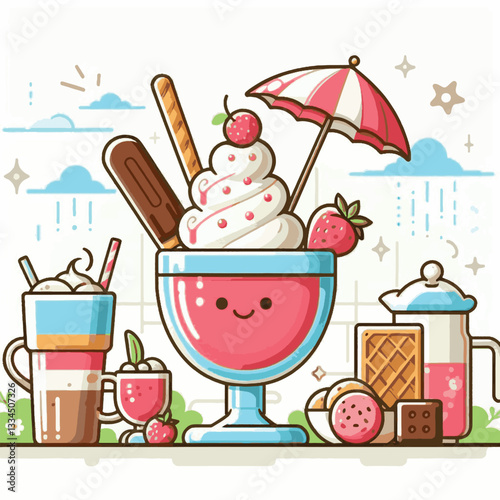 ice cream, dessert, food, background, cream, cold, sweet, ice, creamy, summer, chocolate, flavor, delicious, vanilla, dairy, frozen, gelato, closeup, tasty, isolated, fresh, strawberry, waffle, textur