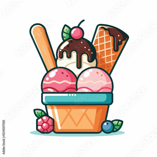 ice cream, dessert, food, background, cream, cold, sweet, ice, creamy, summer, chocolate, flavor, delicious, vanilla, dairy, frozen, gelato, closeup, tasty, isolated, fresh, strawberry, waffle, textur