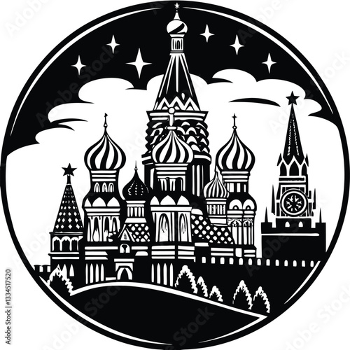 vector illustration of the taj mahal