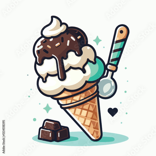 ice cream, dessert, food, background, cream, cold, sweet, ice, creamy, summer, chocolate, flavor, delicious, vanilla, dairy, frozen, gelato, closeup, tasty, isolated, fresh, strawberry, waffle, textur