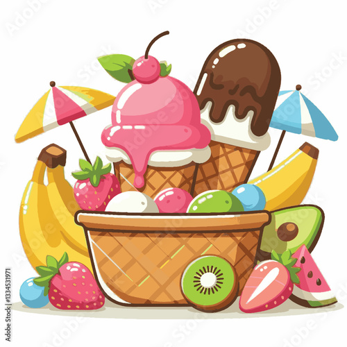ice cream, dessert, food, background, cream, cold, sweet, ice, creamy, summer, chocolate, flavor, delicious, vanilla, dairy, frozen, gelato, closeup, tasty, isolated, fresh, strawberry, waffle, textur
