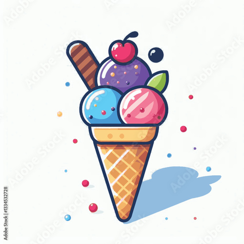 ice cream, dessert, food, background, cream, cold, sweet, ice, creamy, summer, chocolate, flavor, delicious, vanilla, dairy, frozen, gelato, closeup, tasty, isolated, fresh, strawberry, waffle, textur