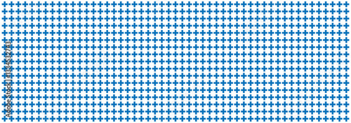 Plus signs blue pattern seamless. Seamless grid pattern. Abstract geometric texture with faded blue and white rectangle prints. Cross seamless pattern. Vector Illustration