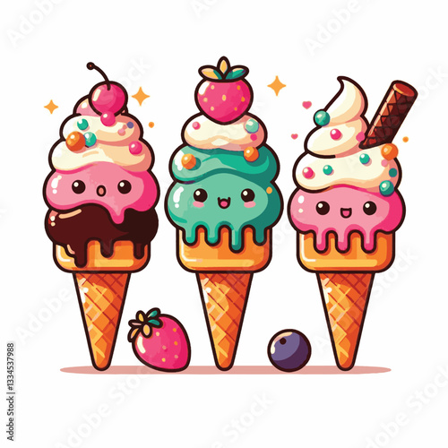 ice cream, dessert, food, background, cream, cold, sweet, ice, creamy, summer, chocolate, flavor, delicious, vanilla, dairy, frozen, gelato, closeup, tasty, isolated, fresh, strawberry, waffle, textur
