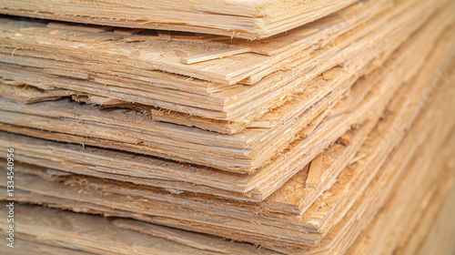 Organic Oriented Strand Board Material