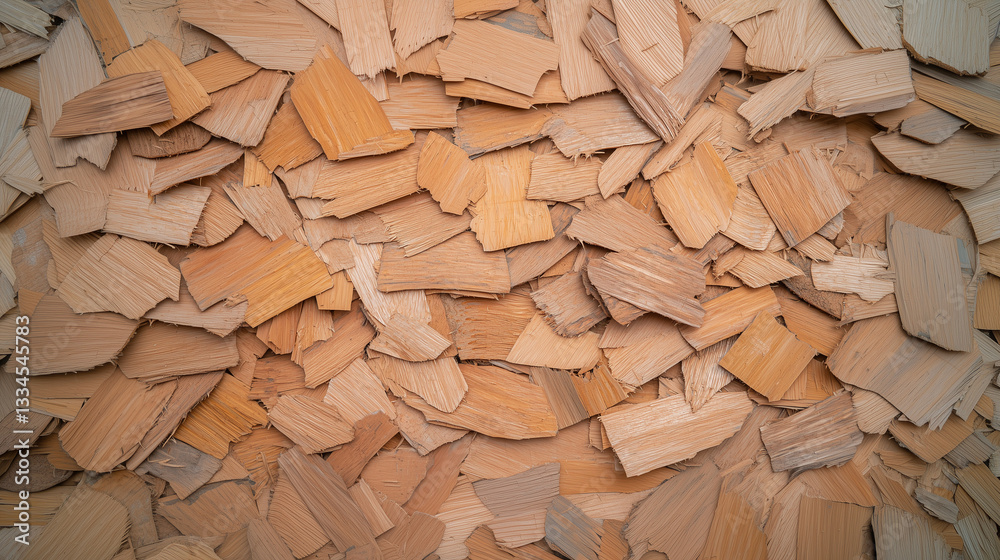 Overlapping Wooden Pieces Natural Texture