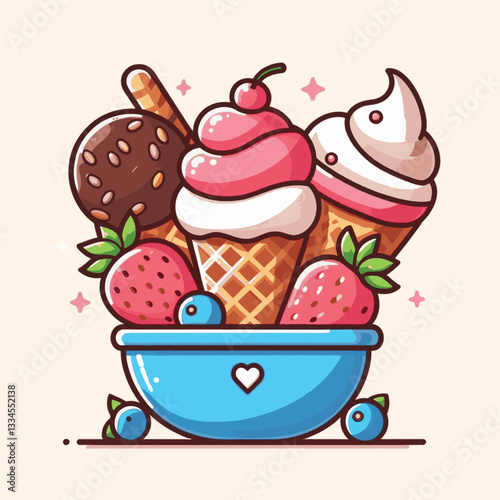 ice cream, dessert, food, background, cream, cold, sweet, ice, creamy, summer, chocolate, flavor, delicious, vanilla, dairy, frozen, gelato, closeup, tasty, isolated, fresh, strawberry, waffle, textur