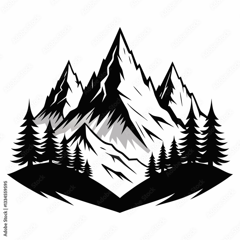 Obraz premium set of trees
